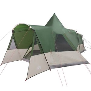 vidaXL Tente tipi avec toit avec stockage Vert 720 x 465 x 295 cm