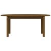 vidaXL Table basse Marron miel 110x55x45 cm Bois massif de pin