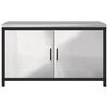 vidaXL Rangement de cuisine avec &eacute;tag&egrave;re Argent 60 x 50 x 92 cm Acier