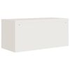 vidaXL Classeur blanc 90x40x130 cm acier