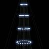 vidaXL Arbre de No&euml;l LED avec 455 LED Blanc froid 184,5 cm M&eacute;tal
