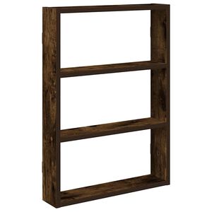 vidaXL &Eacute;tag&egrave;re murale ch&ecirc;ne fum&eacute; 43x9x60 cm bois d'ing&eacute;nierie
