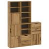 vidaXL Armoires lat&eacute;rales 5 pcs ODDA 40x24x79 cm bois massif pin
