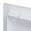 vidaXL Panneaux d'Acc&egrave;s 2 pcs Blanc 20 x 20 cm Plastic ABS