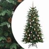 vidaXL Sapin de No&euml;l Artificiel &agrave; Branches Articul&eacute;es 150 cm 150 LED