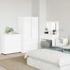 vidaXL Armoire de rangement Blanc 80 x 31 x 81 cm Bois d'ing&eacute;nierie