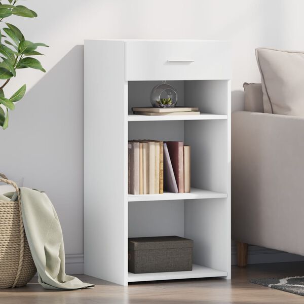 vidaXL Buffet blanc 45x42,5x93 cm bois d'ingénierie