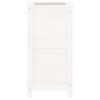 vidaXL Jardinière blanc 40x40x78 cm bois massif de pin