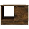 vidaXL Table basse Chêne fumé 50x50x36 cm Bois d'ingénierie