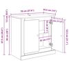 vidaXL Buffets 3 pcs Bois Ancien 70 x 35,5 x 67,5 cm Bois d'ing&eacute;nierie