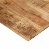 vidaXL Dessus de table bois de manguier solide 25-27 mm 120x60 cm