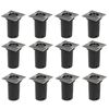 vidaXL 12 pcs Lampes encastrables au sol d'ext&eacute;rieur Carr&eacute;