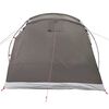 vidaXL Tente de camping tunnel 4 personnes marron imperm&eacute;able
