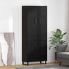 vidaXL Haut Armoire avec tiroir 2 pcs Ch&ecirc;ne noir 69,5 x 34 x 180 cm