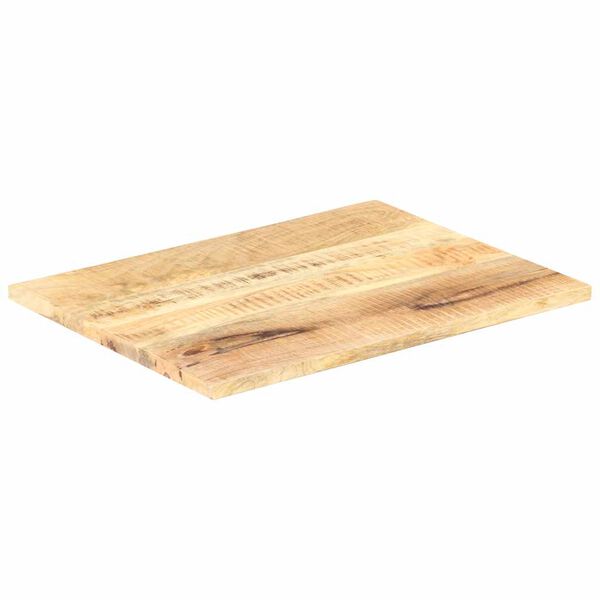 vidaXL Dessus de table Bois de manguier solide 25-27 mm 90x60 cm