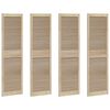 vidaXL Porte de Cabinet avec porte 4 pcs Naturel 140.5 x 2 x 59.5 cm