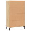 vidaXL Buffet haut ch&ecirc;ne sonoma 69,5x31x115 cm bois d'ing&eacute;nierie