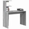vidaXL Bureau Gris Sonoma 102 x 50 x 124 cm Bois d'ingénierie