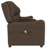 vidaXL Fauteuil de massage inclinable porte-gobelets 4 places marron