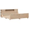 vidaXL Cadre de lit sans matelas 180x200 cm bois massif de pin