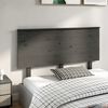 vidaXL Tête de lit Gris 144x6x82,5 cm Bois massif de pin