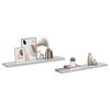 vidaXL &Eacute;tag&egrave;res murales flottantes 2 pcs gris b&eacute;ton 120x23,5x3,8cm MDF
