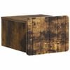 vidaXL Cabinet de chevet mural Ch&ecirc;ne fum&eacute; 33 x 34,5 x 24 cm