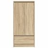 vidaXL Armoire tiroir ch&ecirc;ne sonoma 55,5x34x119,5 cm bois d'ing&eacute;nierie