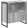 vidaXL Cabinet de salle de bain avec porte Gris Sonoma 60 x 30 x 60 cm