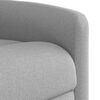 vidaXL Fauteuil de massage inclinable gris nuage tissu