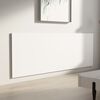 vidaXL T&ecirc;te de lit murale Blanc 240x1,5x80 cm Bois d'ing&eacute;nierie