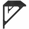 vidaXL &Eacute;tag&egrave;res Murales 2 pcs Ch&ecirc;ne noir 80 x 25 x 25,5 cm