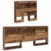 vidaXL Tête de lit de rangement Bois Ancien 75 cm Bois d'ingénierie