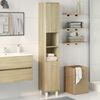 vidaXL Armoire de salle de bain chêne sonoma 30,5x30x179 cm