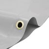 vidaXL Bâche gris 1,5x2,5 m 650 g/m²