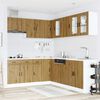 vidaXL Ensemble d'armoires de cuisine 11 pcs Porto bois d'ing&eacute;nierie