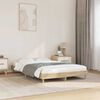 vidaXL Cadre de lit sans matelas ch&ecirc;ne sonoma 120x200 cm