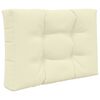 vidaXL Coussin de canap&eacute; d'ext&eacute;rieur 2 pcs Cr&egrave;me Polyester