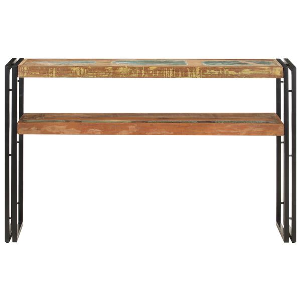 vidaXL Table console 120x30x75 cm Bois de récupération massif