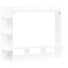 vidaXL Meuble TV blanc 152x22x113 cm bois d'ing&eacute;nierie