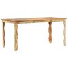 vidaXL Table de salle &agrave; manger 160x80x76cm Bois de r&eacute;cup&eacute;ration massif