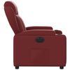vidaXL Fauteuil inclinable &eacute;lectrique Rouge bordeaux Similicuir