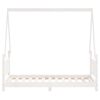 vidaXL Cadre de lit pour enfant blanc 80x160 cm bois de pin massif