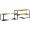 vidaXL Meuble TV 180x30x50 cm Bois de manguier brut
