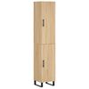 vidaXL Buffet haut Ch&ecirc;ne sonoma 34,5x34x180 cm Bois d'ing&eacute;nierie