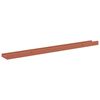 vidaXL &Eacute;tag&egrave;re Murale 2 pcs Rouge 80 x 9 x 3 cm Bois d'ing&eacute;nierie