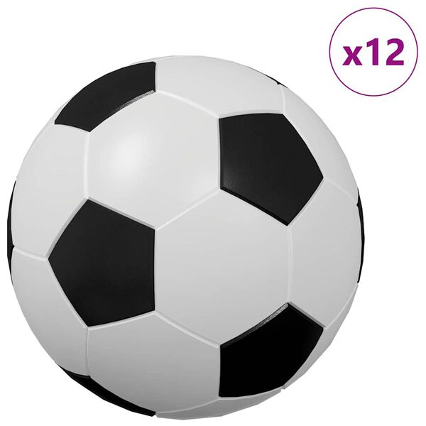 vidaXL Tables de Football 12 pcs Blanc 3,6 x 3,6 cm Polypropyl&egrave;ne