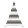 vidaXL Voile d'ombre 5 x 6 x 6 m HDPE Triangulaire Gris clair et blanc