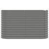 vidaXL Lit surélevé de jardin Acier galvanisé 114x40x68 cm gris