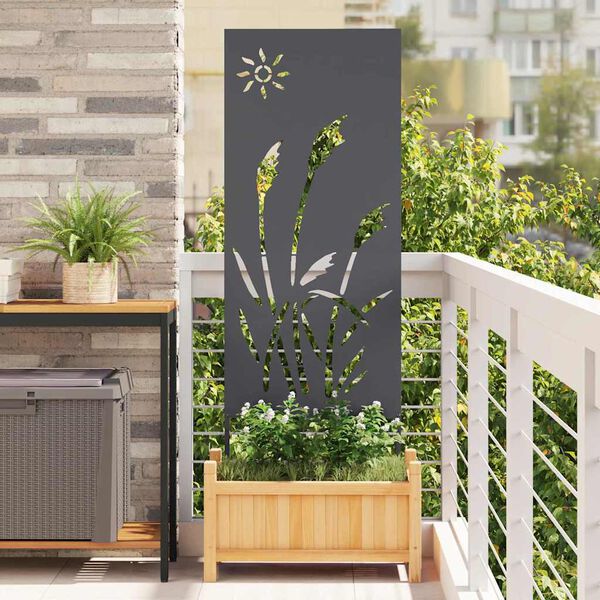 vidaXL &Eacute;cran de confidentialit&eacute; de jardin Anthracite 50 x 140 cm